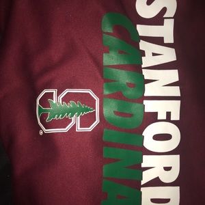 red stanford hoodie